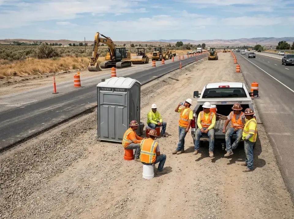 highway-road-construction-crew-007 — frequently asked questions, Porta Potty and Restroom Rentals in Coalinga, CA